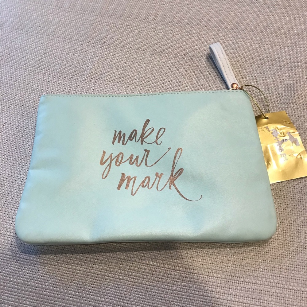 Clutch / makeup pouch - make your mark
